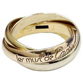 Cartier Trinity Ring 18K Gold Golden