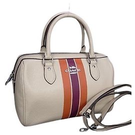 Sac à main Roan de COACH Orange Écru Violet