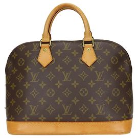 Louis Vuitton Alma Handtasche Braun Monogramm