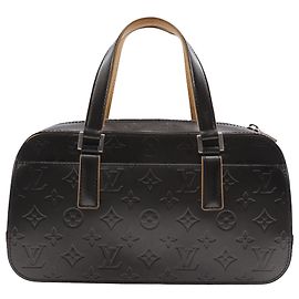 Louis Vuitton Shelton Monogram Mat Grigio Marrone Grigio antracite