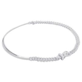 Colar Inflexível Boucle Cellier Hermès Prata