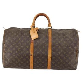 Louis Vuitton Keepall Bag Monogram Canvas 55 Brown