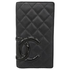 Cartera Larga Chanel Cambon Negro