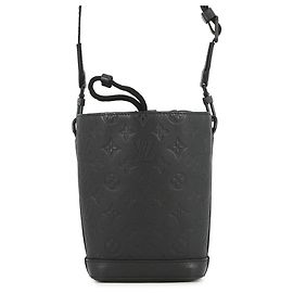 Louis Vuitton Monogram Shadow Noe Sling Shoulder Bag Black Monogram