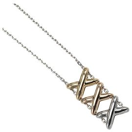 Collier Trois Tons Lien D'Amour de Chaumet Rose Blanc Jaune