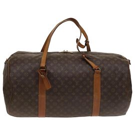 Sac Polochon Louis Vuitton Monogram en Toile 65 Marron