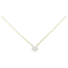 Autre Marque Collier en diamant Au750 Doré