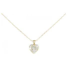Autre Marque Colar de Ouro Au750 e Diamantes Dourado