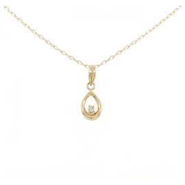 Autre Marque Collier en diamant Au750 Doré