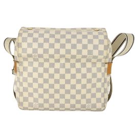 Louis Vuitton Naviglio Handbag Damier Beige