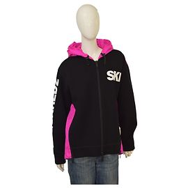 DSQUARED2 SKI Black & Pink Technical Zip Puffer Jacket | Size M | Made in Italy Black