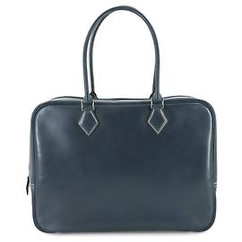 Borsa Hermès Plume 32 Blu navy