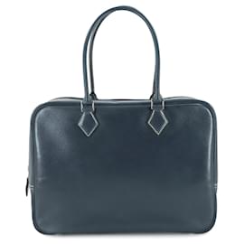 Hermès Plume 32 Handbag Navy blue
