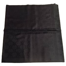 Sciarpa Gucci GG Marmont Marrone Marrone