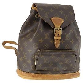 LOUIS VUITTON Monogram Montsouris MM Backpack M51136 LV Auth BA9729 Monogram