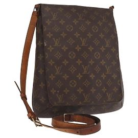 LOUIS VUITTON Bolsa de Ombro Monogram Musette M51256 LV Auth 169078 Monograma