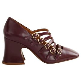 Chloé Burgundy heels Dark red