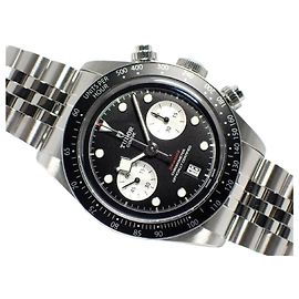 Autre Marque TUDOR Black Bay Chrono 41 MM Bracciale Quintuple Ref.79360N '25 Uomo Argento
