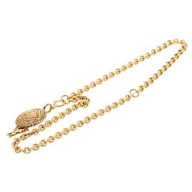 Collar Caballo Marca Coco Chanel Dorado