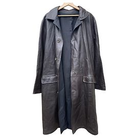 Ermenegildo Zegna Reversible Lambskin Leather Coat Chocolate Chocolate