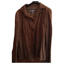 Dolce & Gabbana Jacke Blazer Braun mit Blumenstickerei Braun