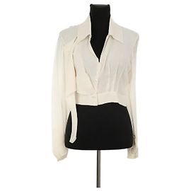 Chanel Beige silk blouse Beige