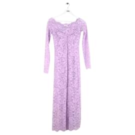 fitted lace wedding dress Paco Rabanne Floral PVC Linked Dress