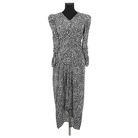 Isabel Marant Abito in seta nero Nero