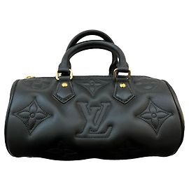 Borsa Papillon BB Louis Vuitton – Pelle Bubblegram Nera – Nuova Nero