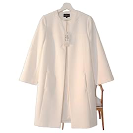 White Caroll Coat White