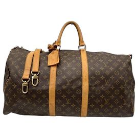 Louis Vuitton Reisetasche Keepall 55 Braun