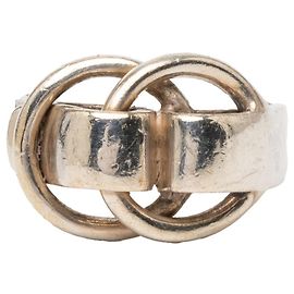 Hermès Hermes Touzano Silver Band Ring Other