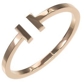 Pulseira charm T-Square da Tiffany & Co. Rosa