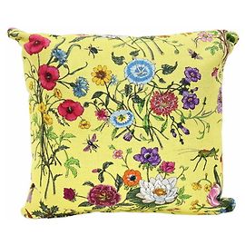 Cojín Gucci Flora Multicolor Amarillo