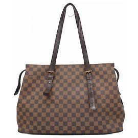 Borsa a Spalla Chelsea Damier Louis Vuitton N51119 Ebano Damier ebene