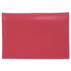 Hermès Calvi Duo Coin Purse in Chevre Mythique Leather Other