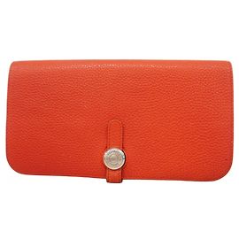 Cartera Hermès Dogon Long Togo Bougainvillea Otro