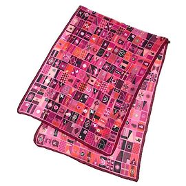 Hermès Sciarpa Voyage En Che HERMES Rosa