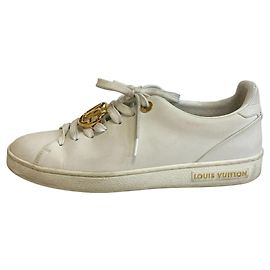 Tênis Front Row da Louis Vuitton para mulheres Branco