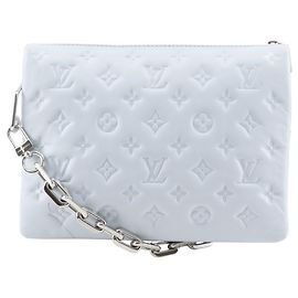 Borsa a Spalla Kussan PM Louis Vuitton Blu chiaro Monogramma
