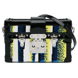 Petite Malle en sequins Louis Vuitton Noir