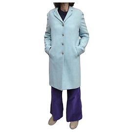 Abrigo Burberry de lana azul Azul