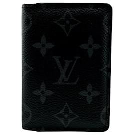 Louis Vuitton Monogram Eclipse Card Case Wallet Black