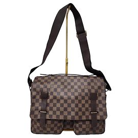 LOUIS VUITTON Borsa Messenger Broadway Damier Ebene Marrone Marrone
