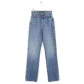 Khaite Jeans dritti in cotone blu Blu