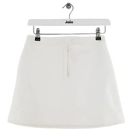 Courreges Mini gonna bianca in cotone Bianco