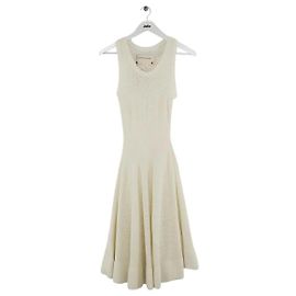 Maison Rabih Kayrouz Vestido de algodão branco Branco