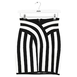 Balmain Schwarzer Minirock Schwarz