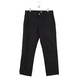 Burberry Jeans dritti in cotone nero Nero