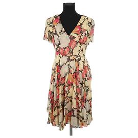 Red Valentino Robe en soie beige Beige